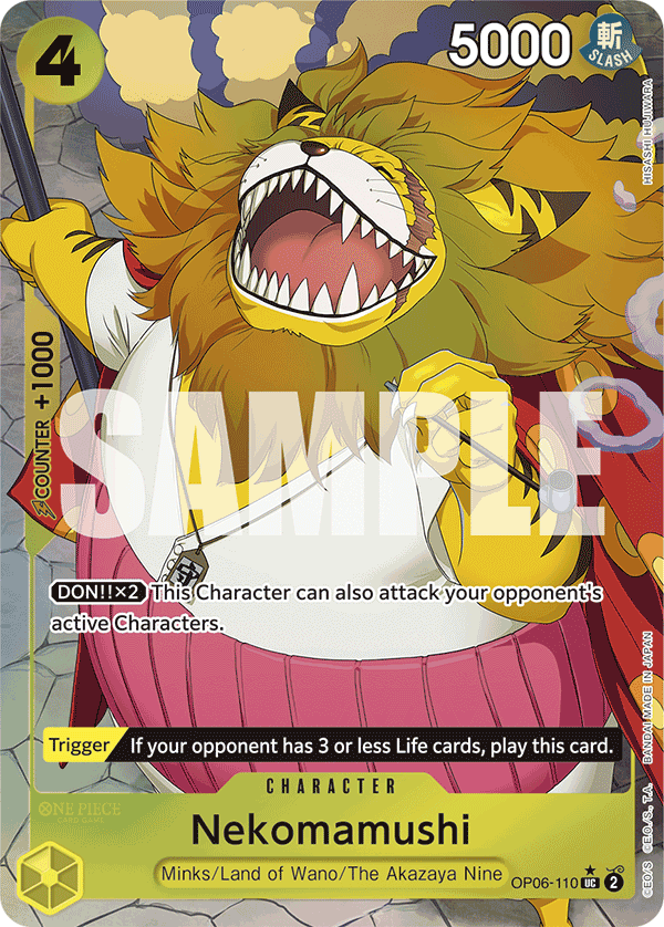 Nekomamushi Full Art - OP06-110 UC - The Best - Foil - Card Cavern