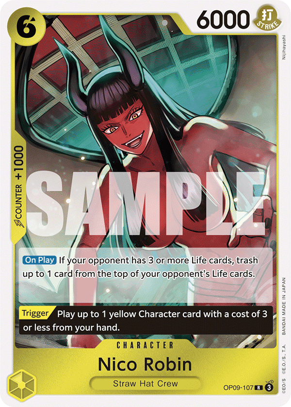 Nico Robin - OP09-107 R - Emperors in the New World - Foil - Card Cavern