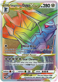 Origin Forme Dialga VSTAR Hyper Rare - 198/189 - Astral Radiance - Card Cavern