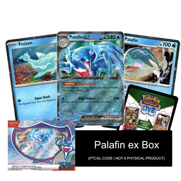 Palafin ex Box - PTCGL Code - Card Cavern