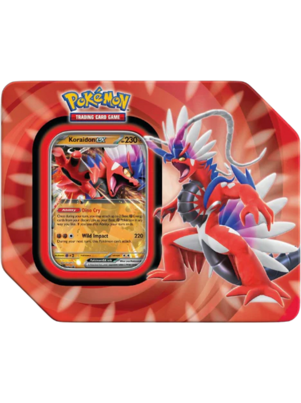 Pokemon: Paldea Legends Tin - Koraidon ex - Card Cavern