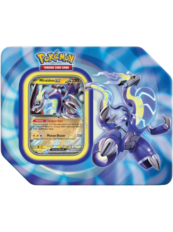 Pokemon: Paldea Legends Tin - Miraidon ex - Card Cavern