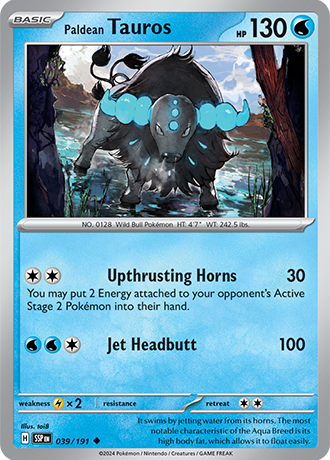 Paldean Tauros - 039/191 - Surging Sparks - Card Cavern