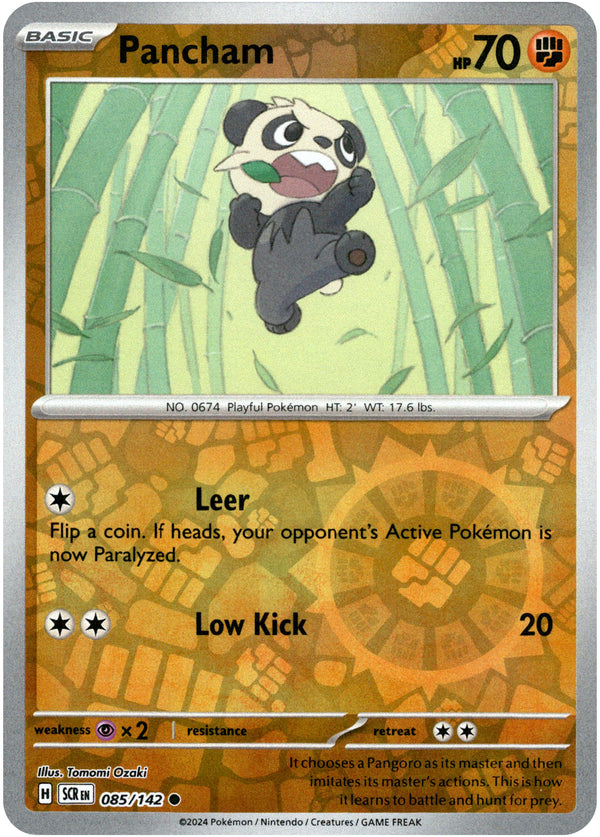 Pancham - 085/142 - Stellar Crown - Reverse Holo - Card Cavern