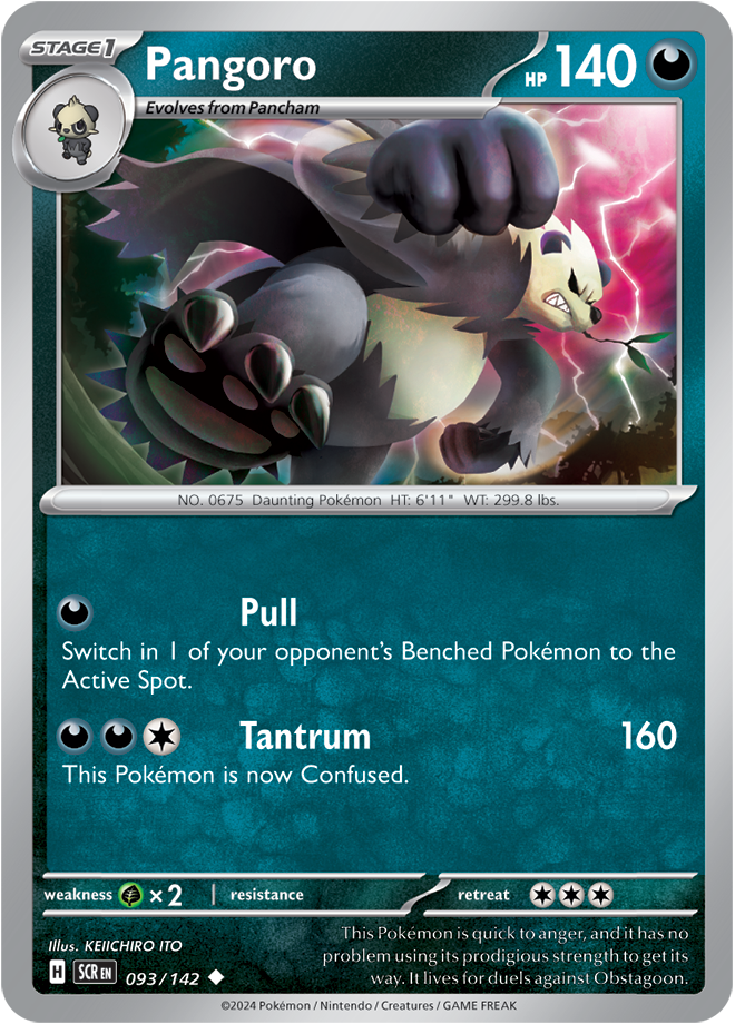 Pangoro - 093/142 - Stellar Crown - Card Cavern