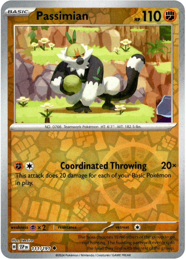 Passimian - 111/191 - Surging Sparks - Reverse Holo - Card Cavern