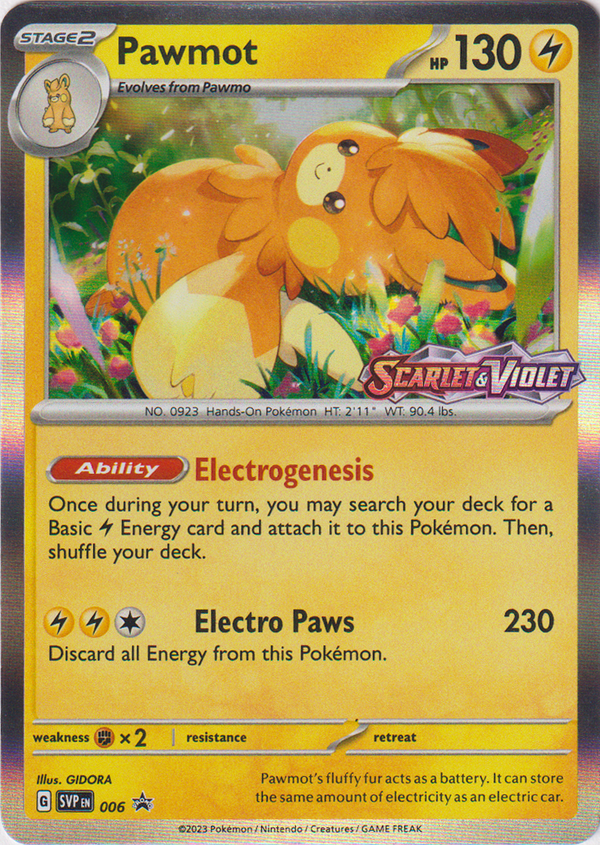 Pawmot - SVP006 - Scarlet & Violet Promo - Card Cavern