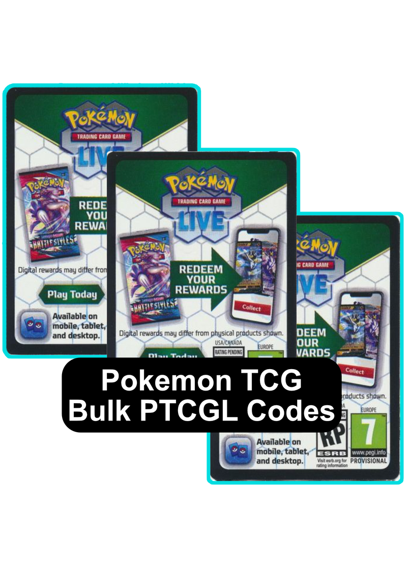 Pokemon Bulk - PTCGL Codes - Card Cavern