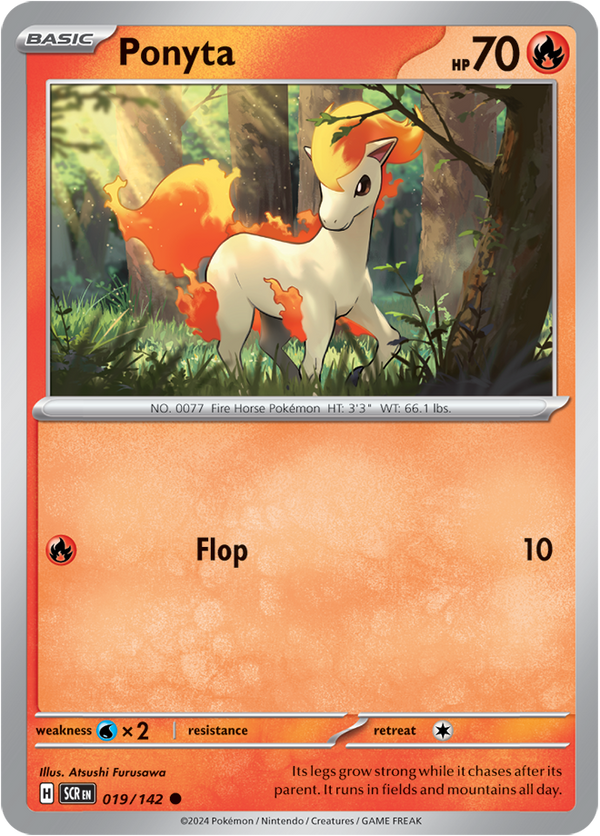 Ponyta - 019/142 - Stellar Crown - Card Cavern