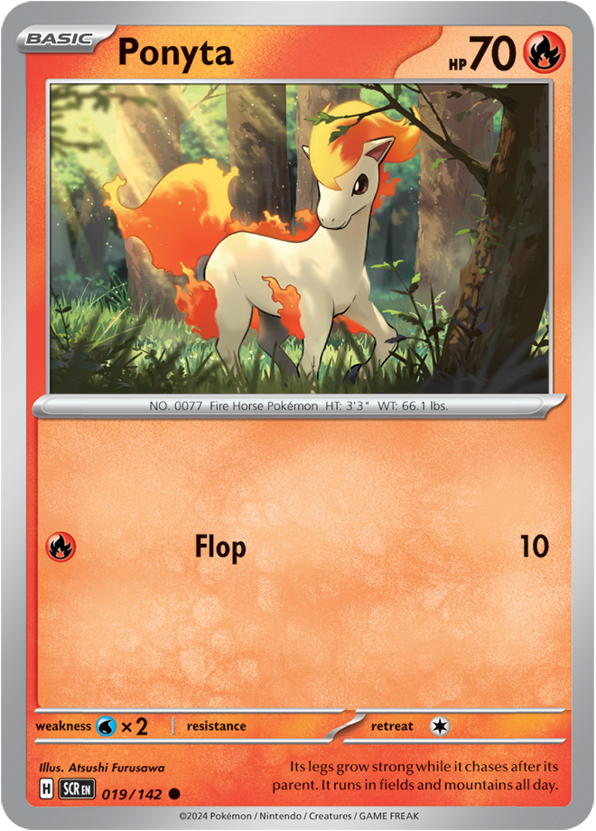 Ponyta - 019/142 - Stellar Crown - Card Cavern