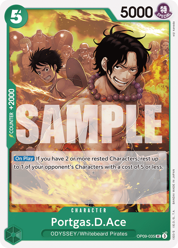 Portgas.D.Ace - OP09-035 UC - Emperors in the New World - Card Cavern