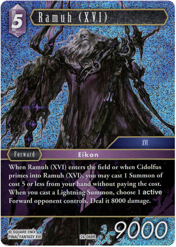 Ramuh (XVI) - 24-088R - Hidden Legends - Foil - Card Cavern