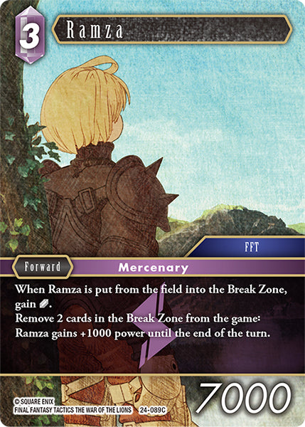 Ramza - 24-089C - Hidden Legends - Card Cavern