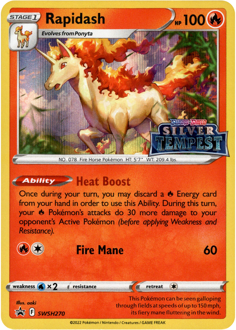 Rapidash - SWSH270 - Sword & Shield Promo - Card Cavern