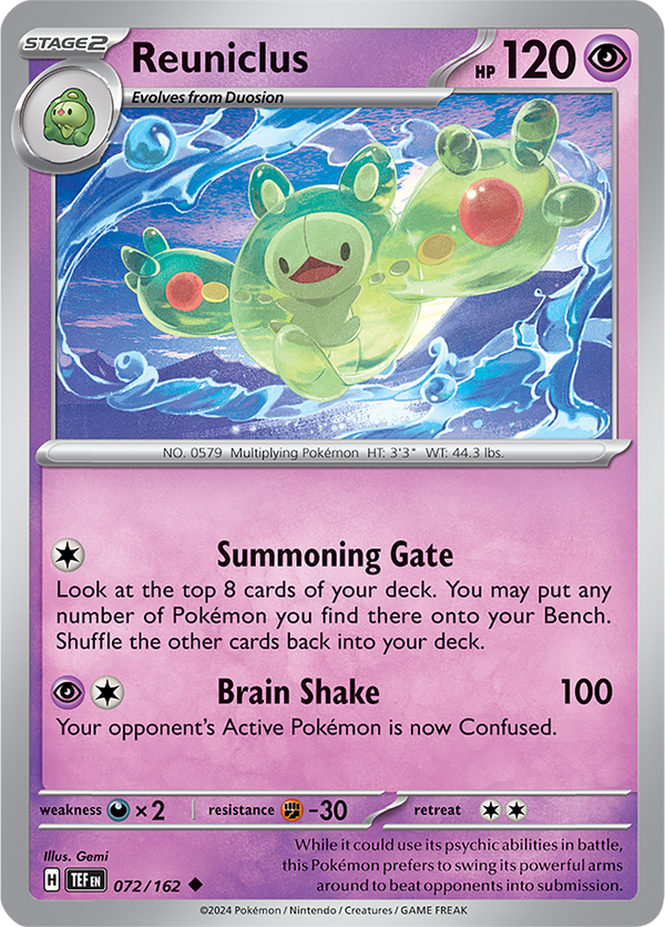 Reuniclus - 072/162 - Temporal Forces - Card Cavern