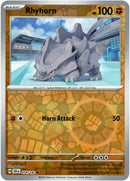 Rhyhorn - 074/142 - Stellar Crown - Reverse Holo - Card Cavern