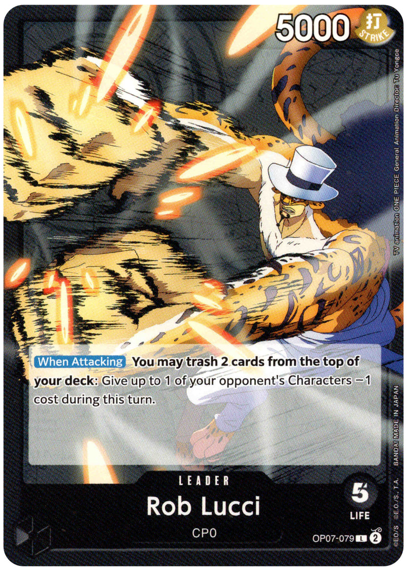 Rob Lucci - OP07-079L - 500 years in the Future - Card Cavern