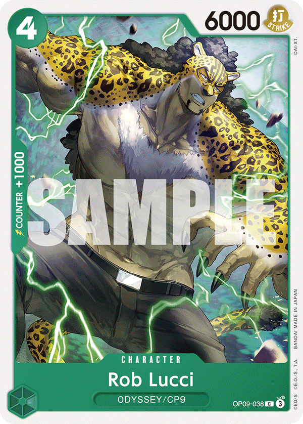 Rob Lucci - OP09-038 C - Emperors in the New World - Card Cavern