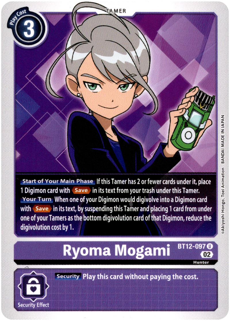 Ryoma Mogami - BT12-097 U - Across Time - Card Cavern