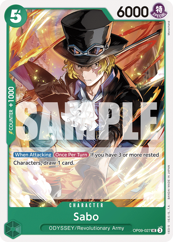 Sabo - OP09-027 UC - Emperors in the New World - Card Cavern