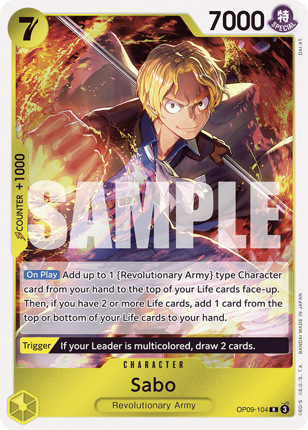 Sabo - OP09-104 R - Emperors in the New World - Foil - Card Cavern