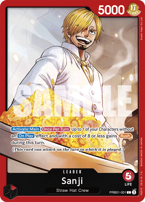 Sanji - PRB01-001 L - The Best - Card Cavern