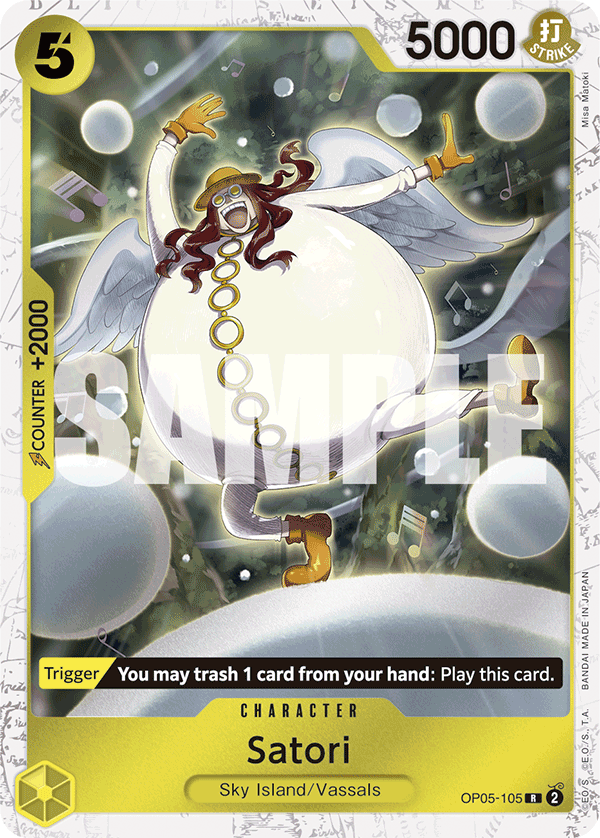 Satori - OP05-105 R - The Best - Jolly Roger Foil - Card Cavern