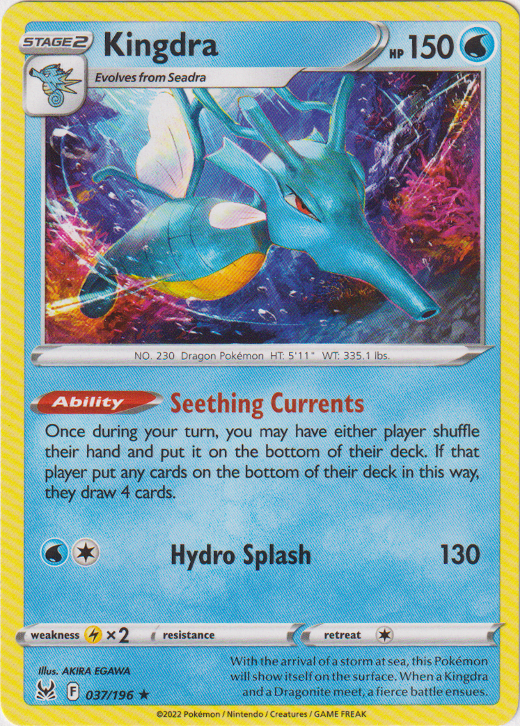 Kingdra - 037/196 - Lost Origin - Non-Holo - Card Cavern