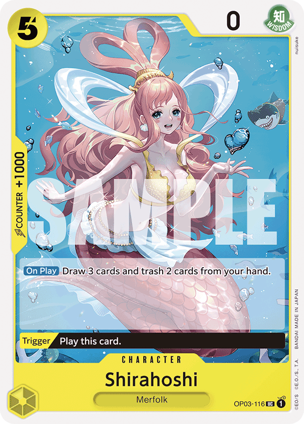 Shirahoshi (Reprint) - OP03-116 UC - The Best - Card Cavern