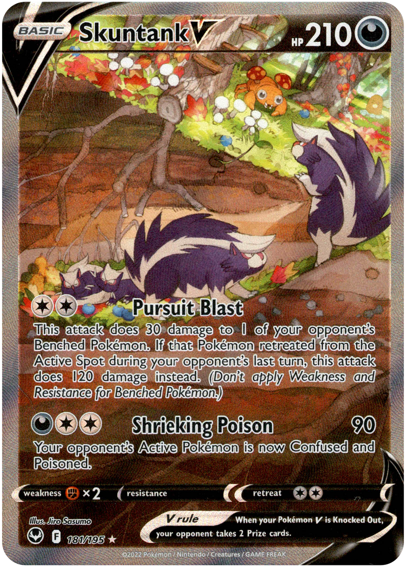 Skuntank V Alternate Art - 181/195 - Silver Tempest - Card Cavern