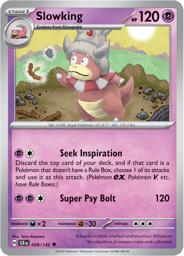 Slowking - 058/142 - Stellar Crown - Card Cavern