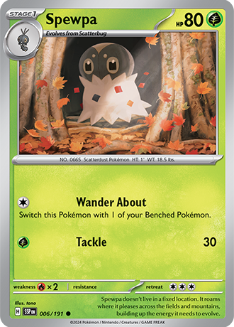 Spewpa - 006/191 - Surging Sparks - Card Cavern