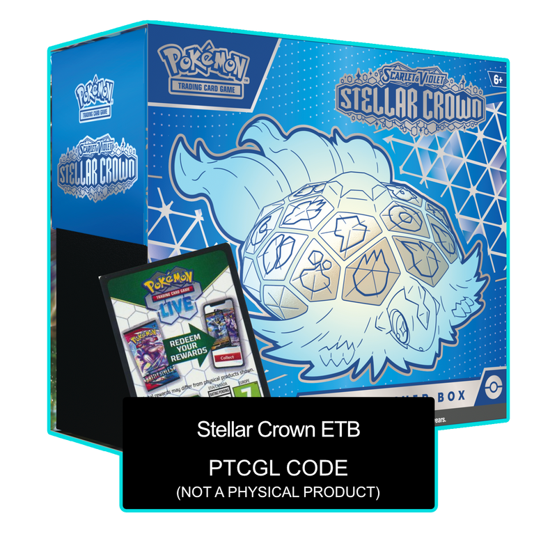 Stellar Crown ETB - PTCGL Code - Card Cavern