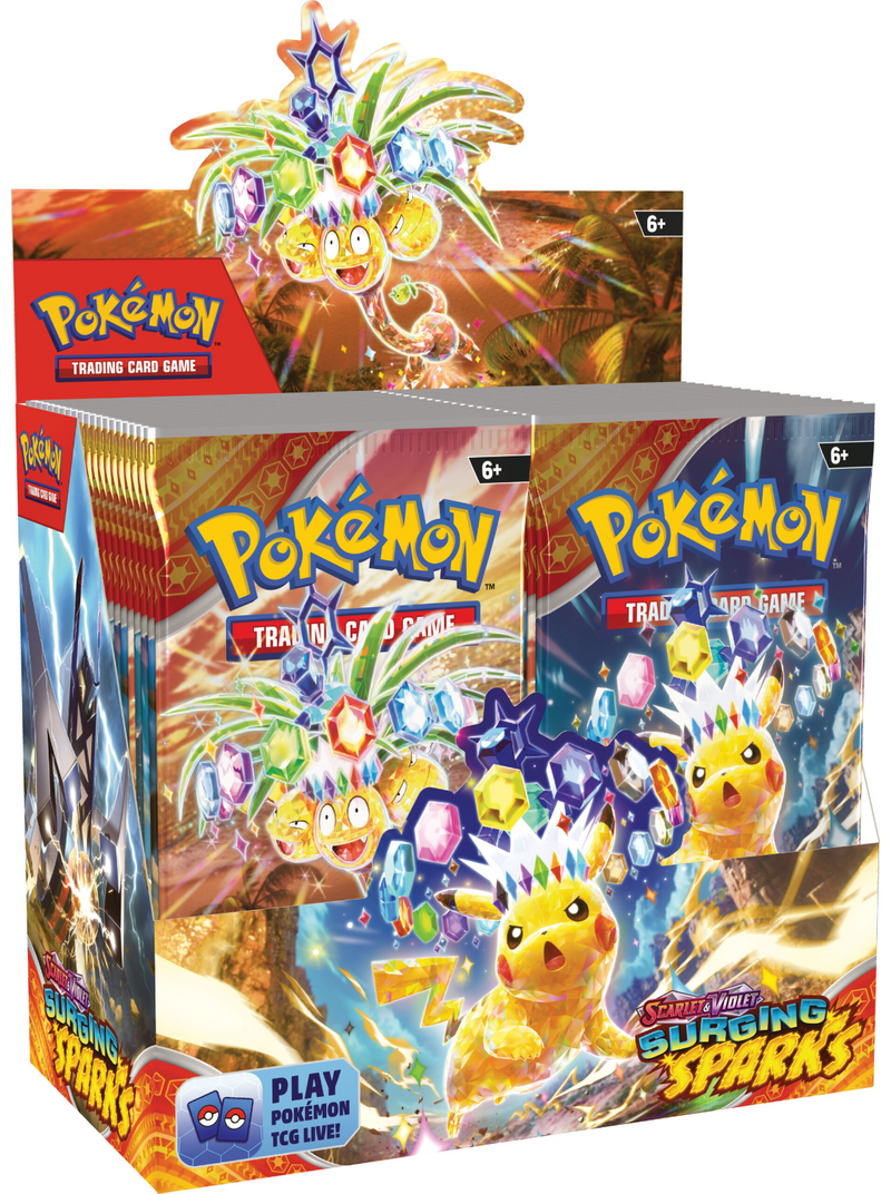 Surging Sparks Booster Box - Card Cavern