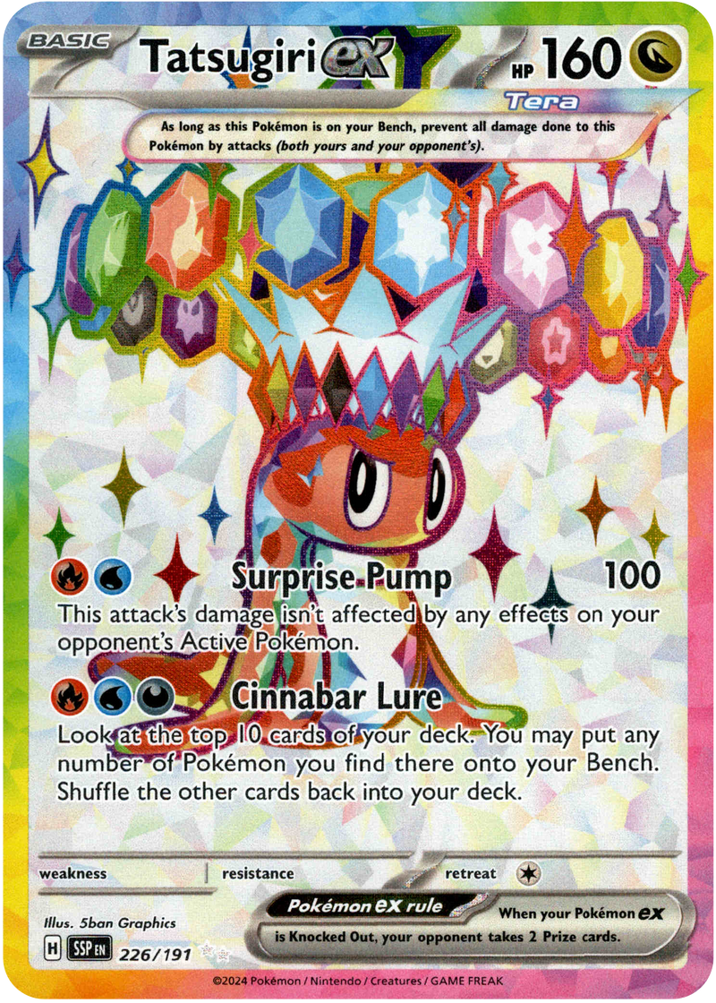 Tatsugiri ex - 226/191 - Surging Sparks - Holo - Card Cavern