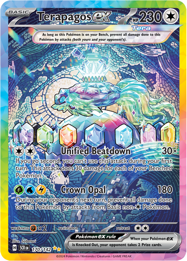 Terapagos ex - 170/142 - Stellar Crown - Holo - Card Cavern