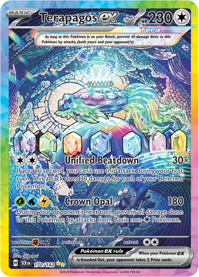 Terapagos ex - 170/142 - Stellar Crown - Holo - Card Cavern