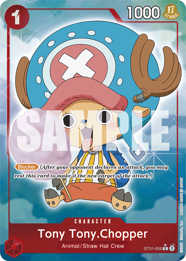 Tony Tony.Chopper Full Art - ST01-006 C - The Best - Foil - Card Cavern