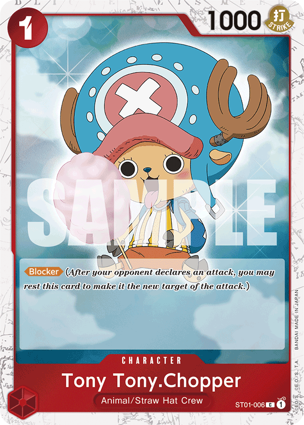 Tony Tony.Chopper - ST01-006 C - The Best - Jolly Roger Foil - Card Cavern