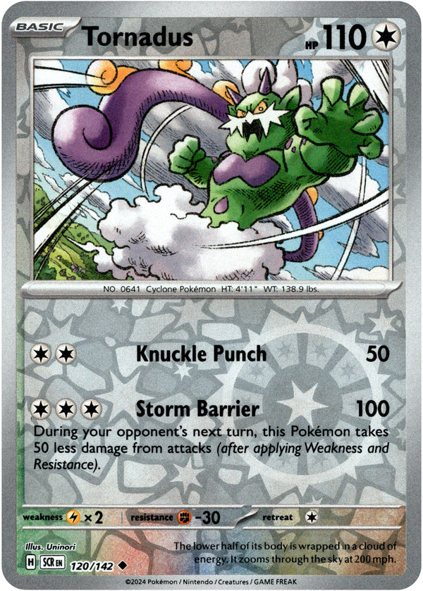 Tornadus - 120/142 - Stellar Crown - Reverse Holo - Card Cavern