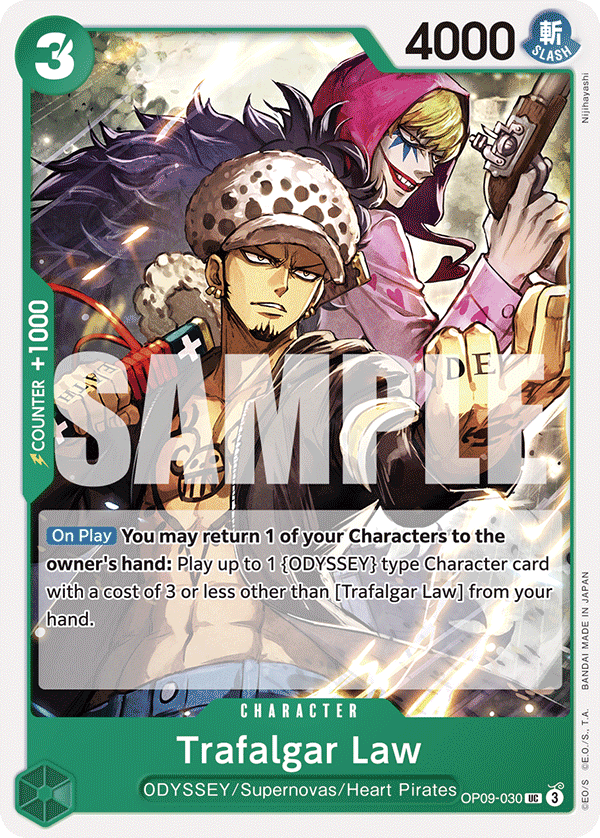 Trafalgar Law - OP09-030 UC - Emperors in the New World - Card Cavern