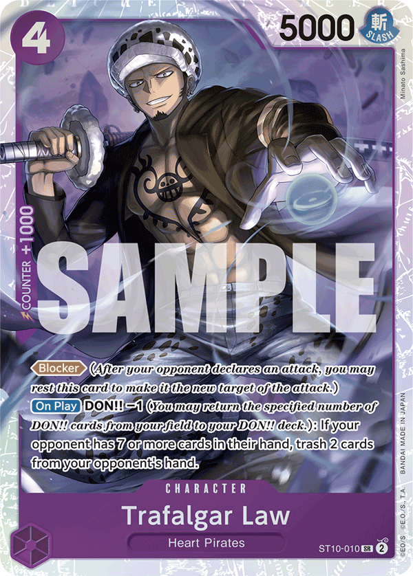 Trafalgar Law (ST10-010) (Reprint) - ST10-010 SR - The Best - Card Cavern