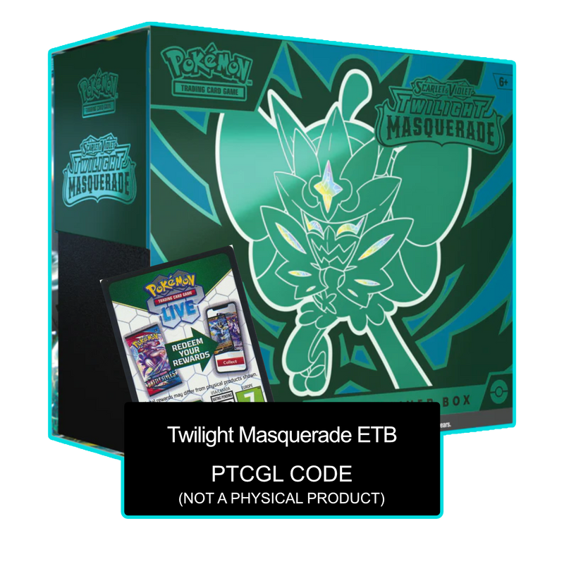 Twilight Masquerade ETB - PTCGL Code - Card Cavern