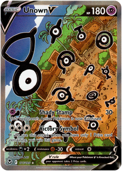 Unown V Alternate Art - 177/195 - Silver Tempest - Card Cavern