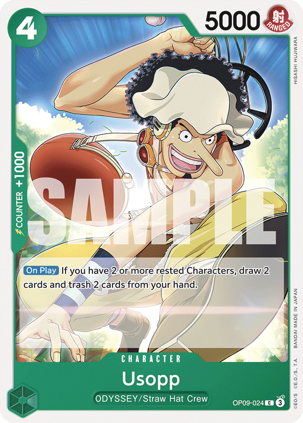 Usopp - OP09-024 C - Emperors in the New World - Card Cavern