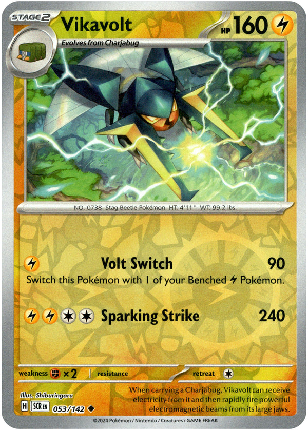 Vikavolt - 053/142 - Stellar Crown - Reverse Holo - Card Cavern