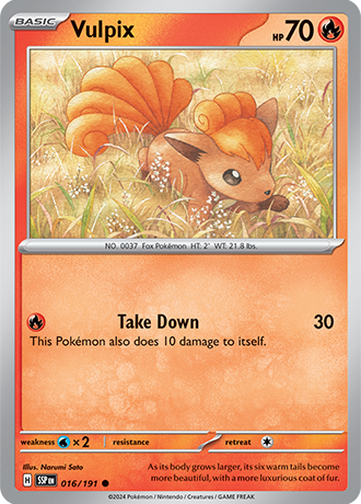 Vulpix - 016/191 - Surging Sparks - Card Cavern