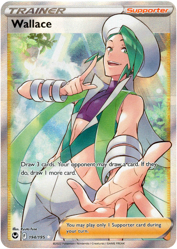 Wallace Full Art - 194/195 - Silver Tempest - Card Cavern