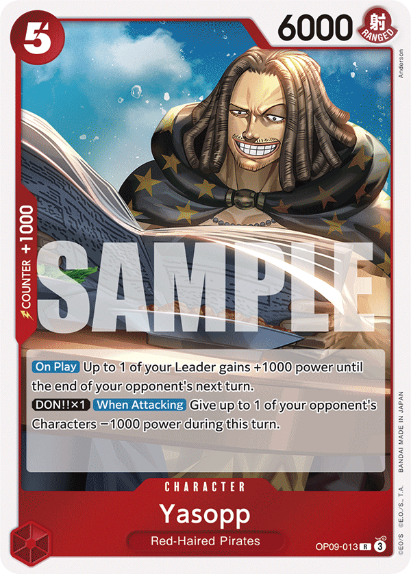 Yasopp - OP09-013 R - Emperors in the New World - Foil - Card Cavern