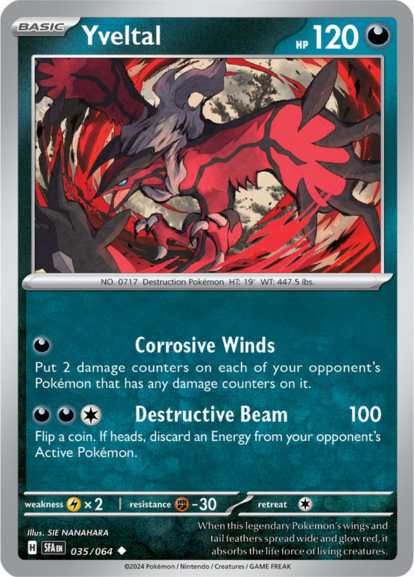 Yveltal - 035/064 - Shrouded Fable - Card Cavern